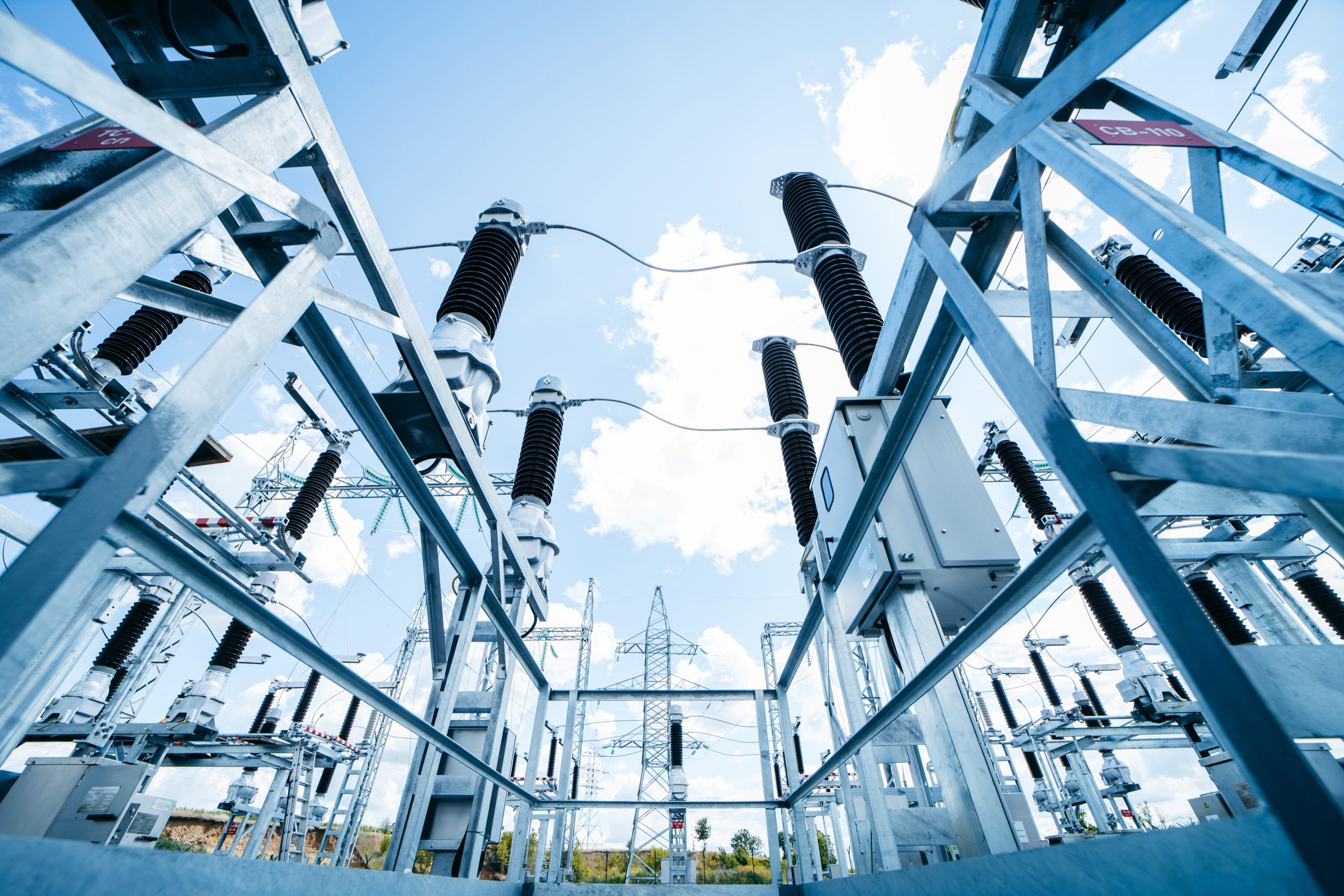 Modern,New,Power,Station.,The,Equipment,Used,To,Raise,Or