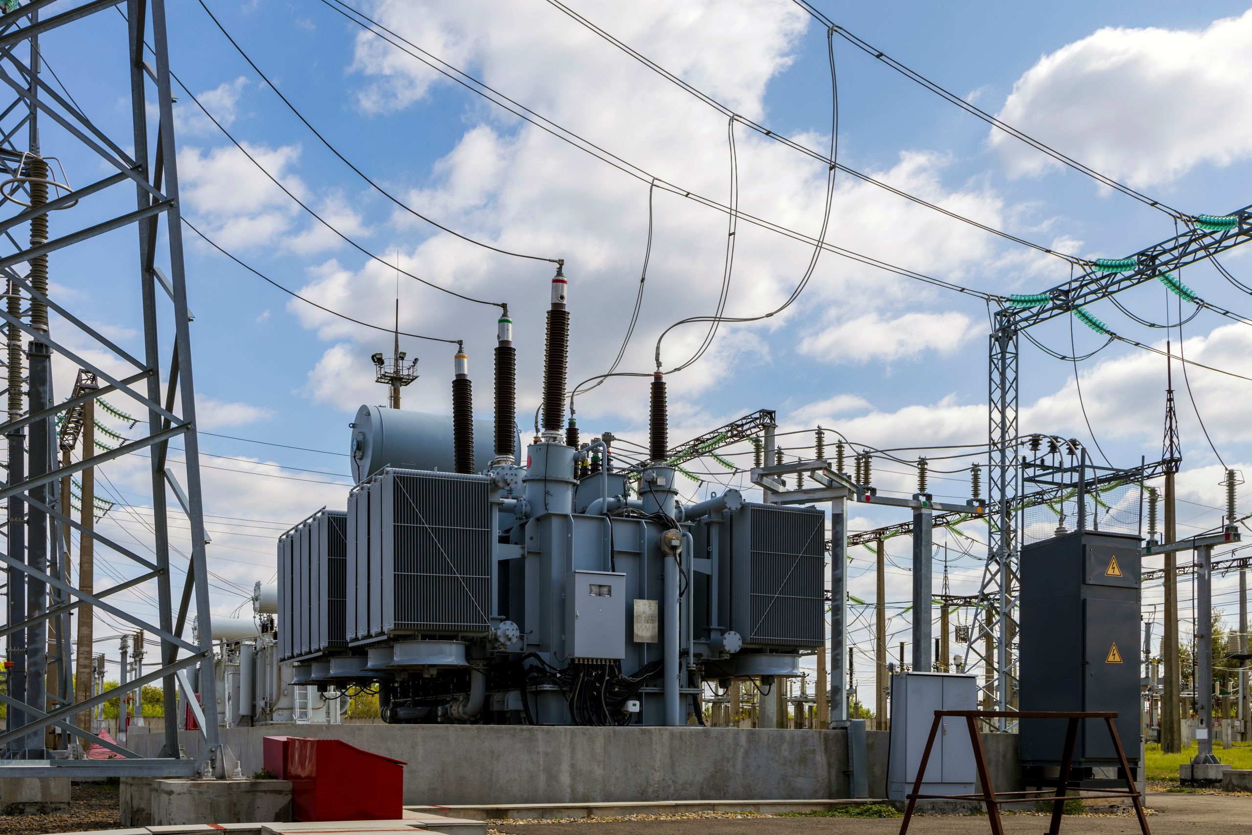 High,Voltage,Transformer,With,Electrical,Insulation,And,Electrical,Equipment,At