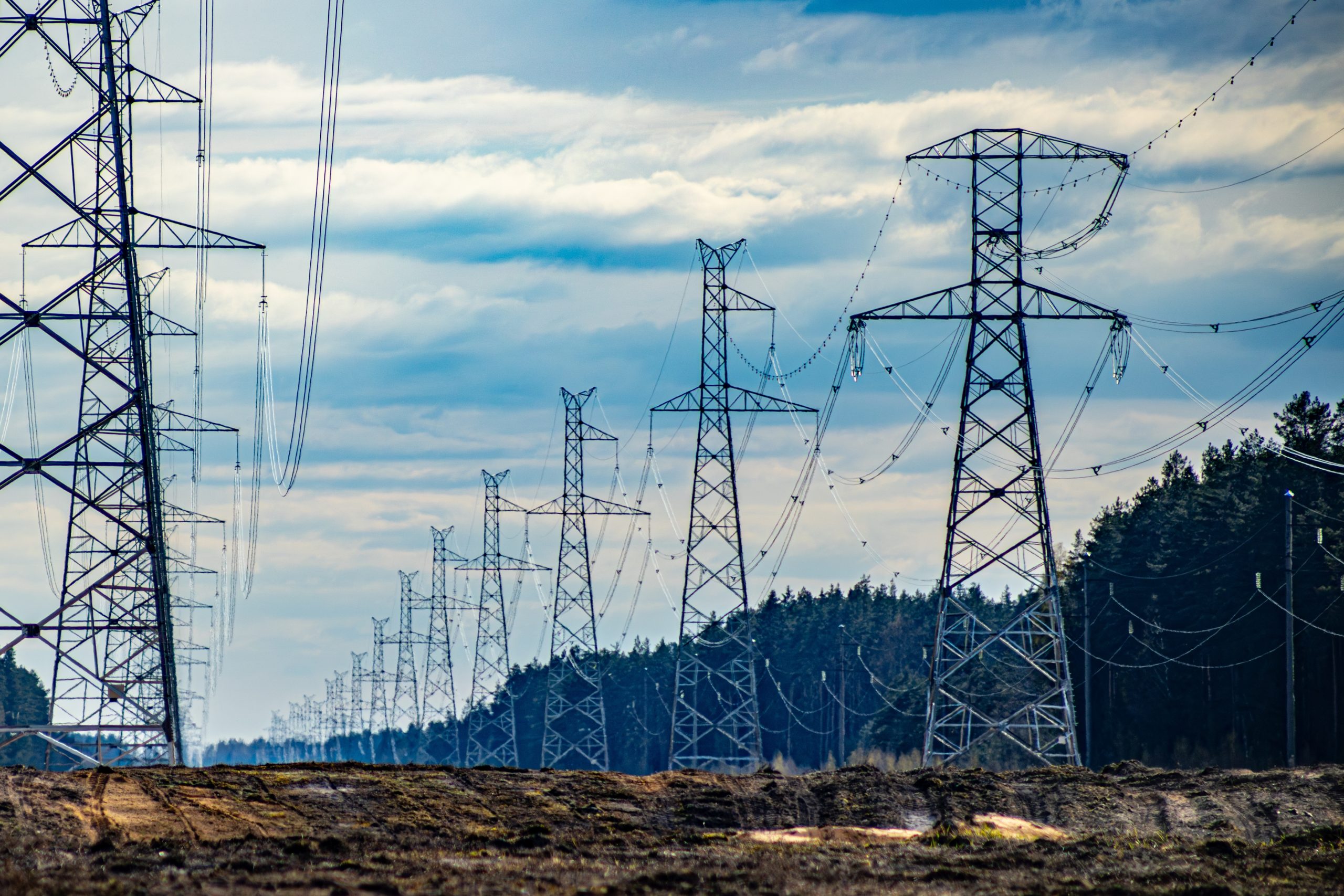 High,Voltage,Post,High,Voltage,Tower,Sky,Background.,High,Voltage